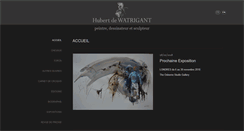 Desktop Screenshot of hubertdewatrigant.com